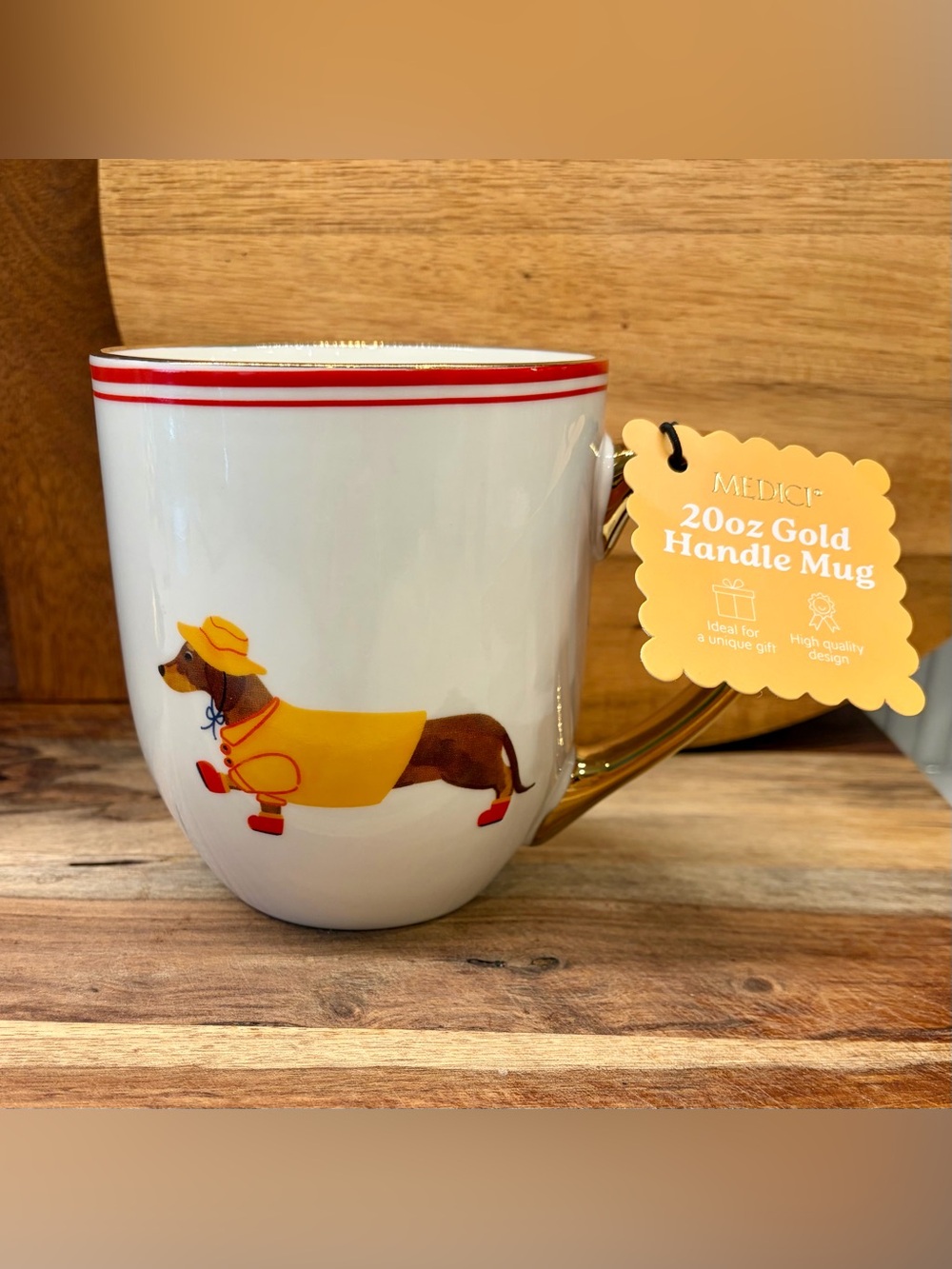Darling Dachshund Dog Ceramic Coffee or Tea Mug - 20oz